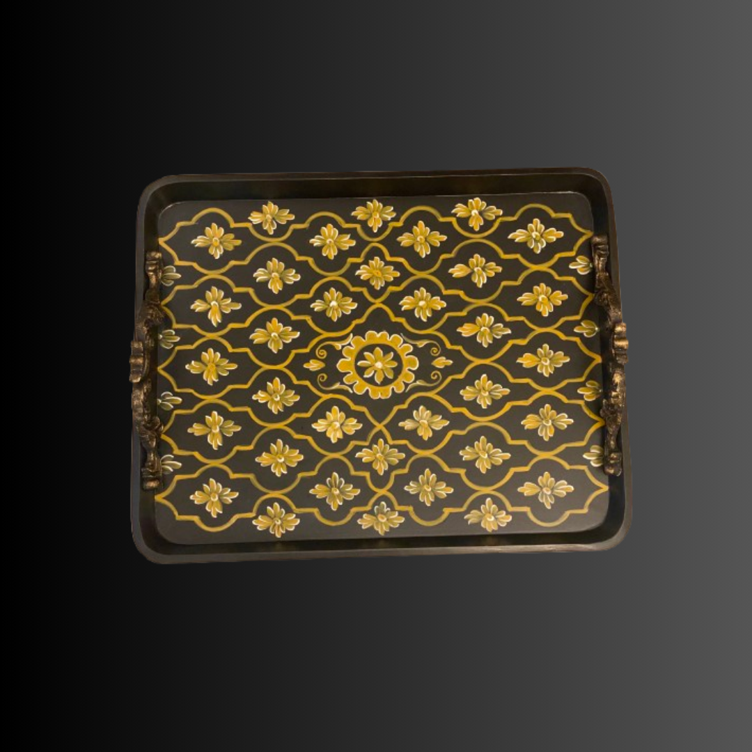 Tribal Bloom Tray Table